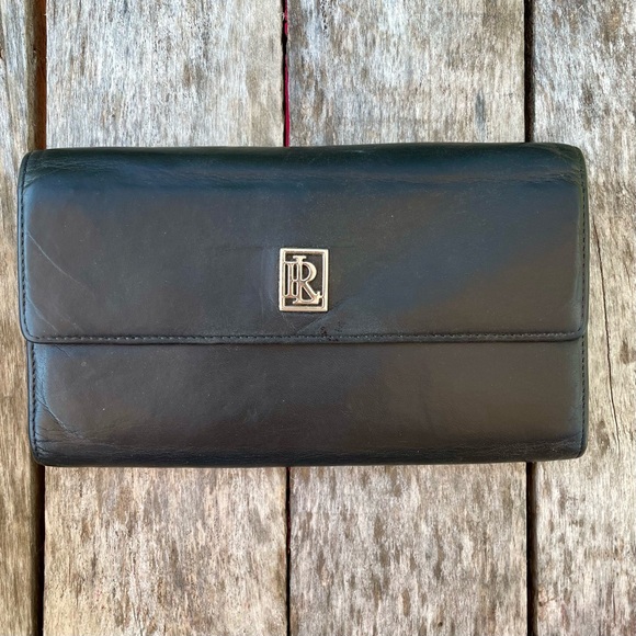 Vintage Ralph Lauren lambskin soft leather tri-fold wallet - Picture 1 of 12